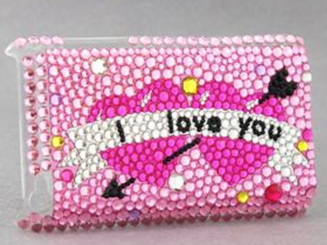 Diamond Back Case 'I Love You' voor iPod Touch 4G