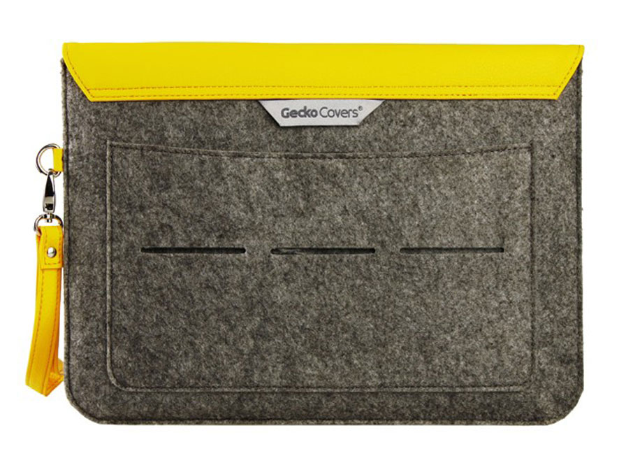 Gecko Sleeve van Vilt en Kunstleer voor 10 inch tablets