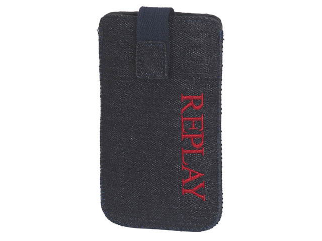 Replay Red Logo Sleeve voor Smartphones (maat L)