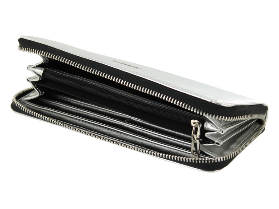 Supertrash Wally Smartphone Wallet (Metalic Zilver)