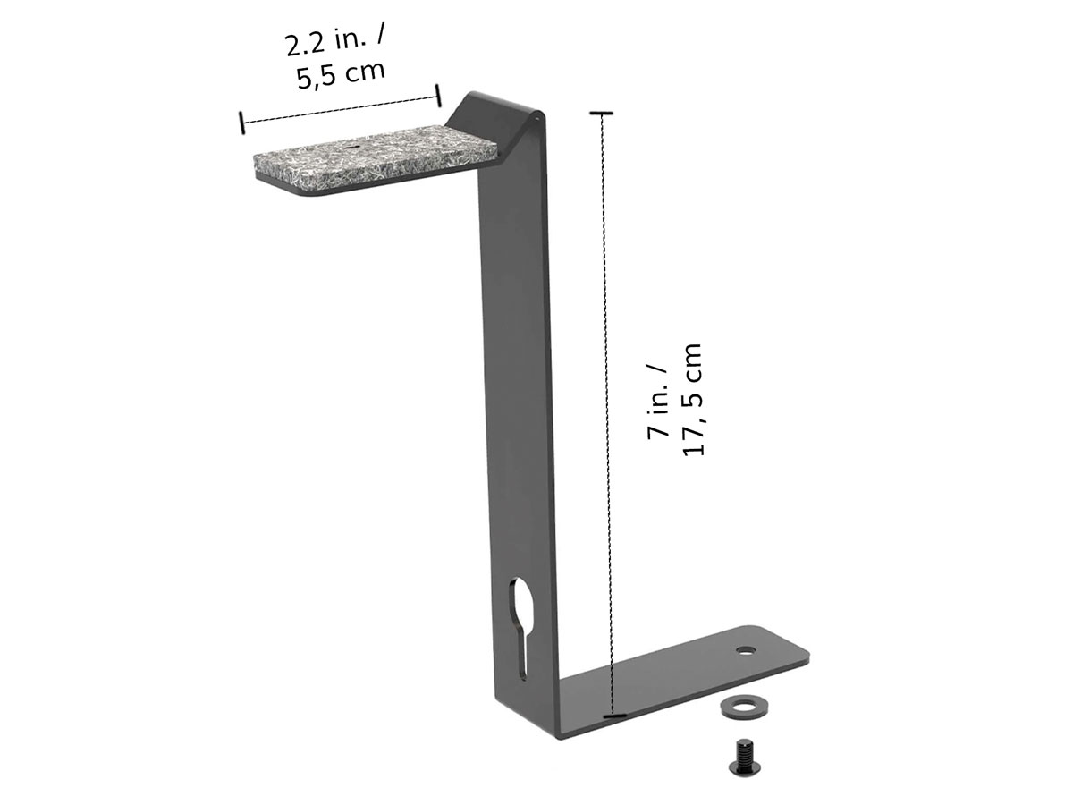 Balolo Headphone Stand Module voor Setup Cockpit - Zwart Staal