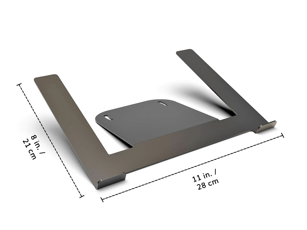 Balolo Laptop Riser Module voor Setup Cockpit - Zwart Staal