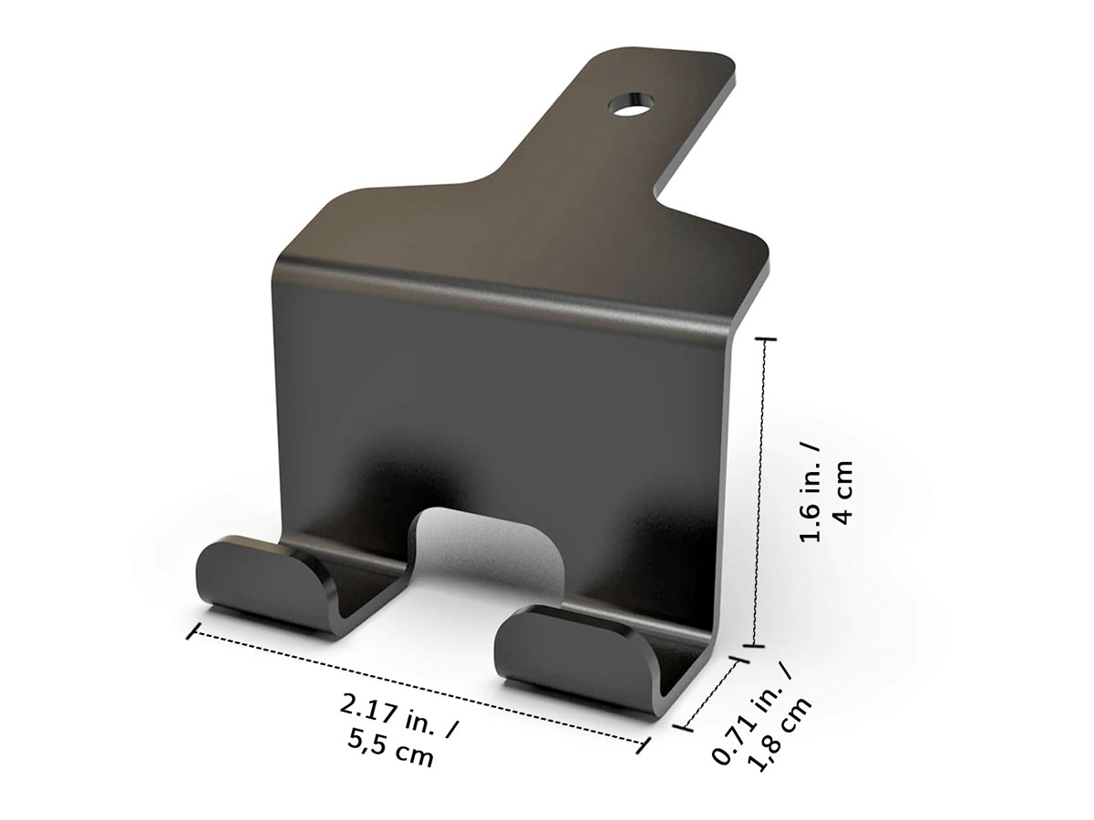 Balolo Phone Stand Module voor Setup Cockpit - Zwart Staal