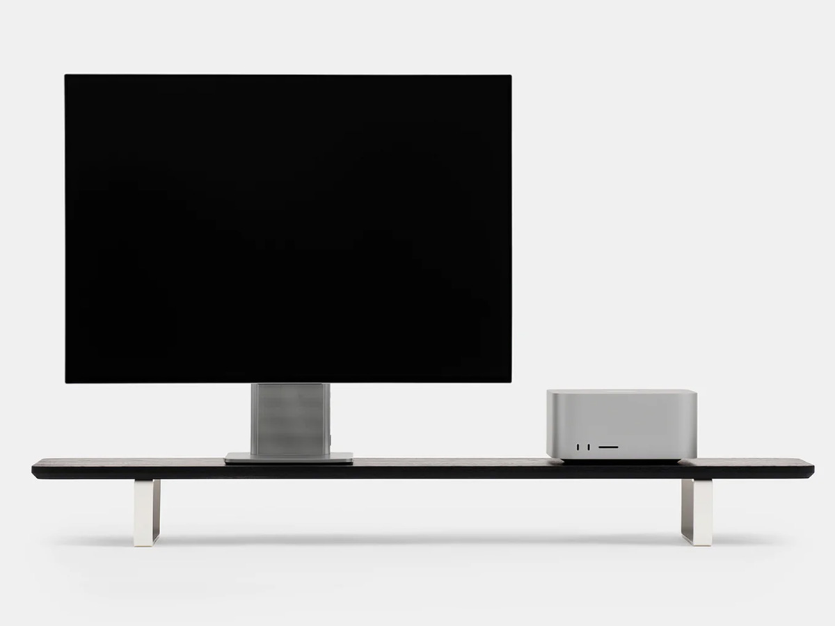 Oakywood Desk Shelf Black/White - Dual Monitor Stand Beelschermverhoger