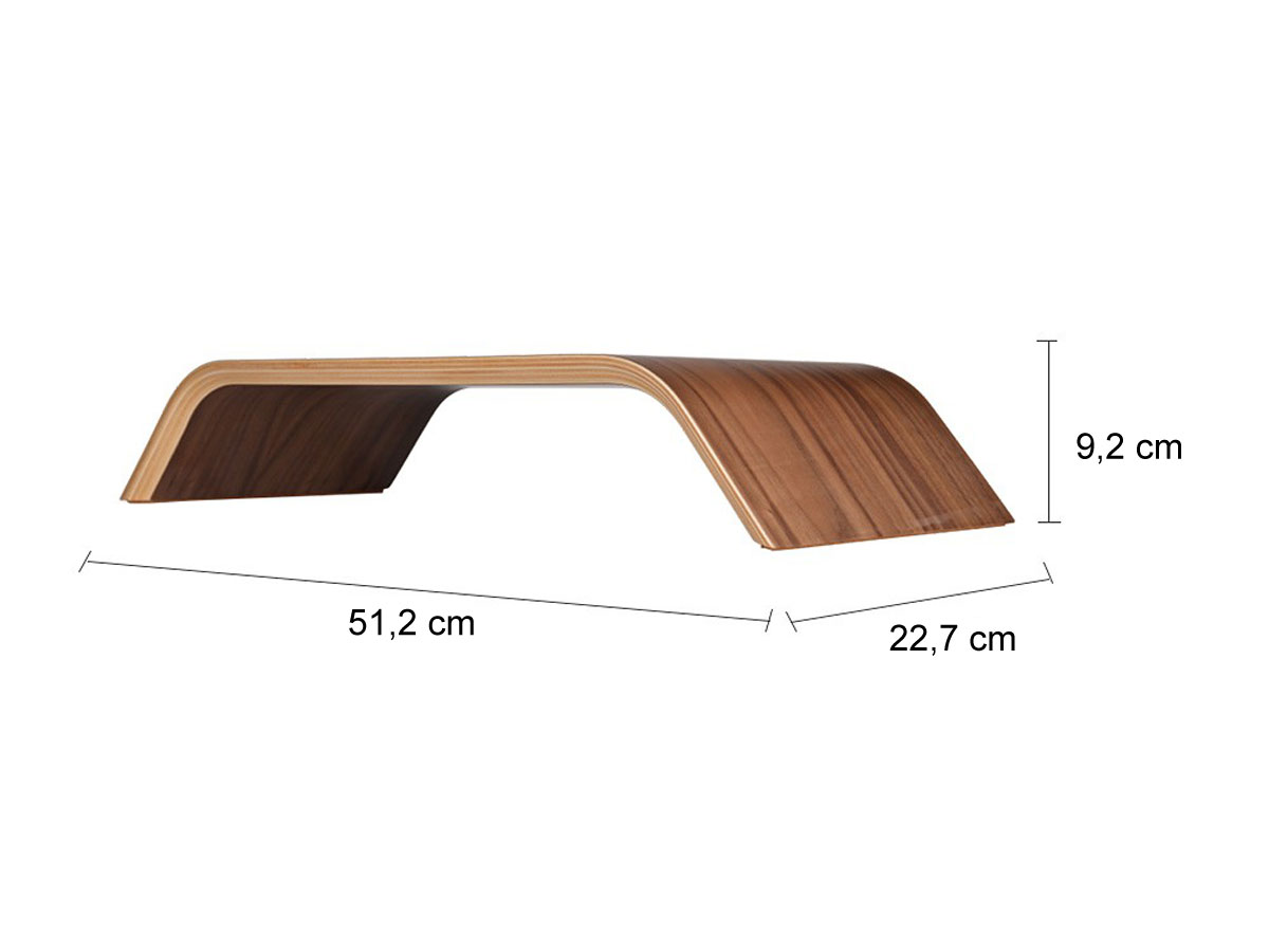 Samdi Houten iMac Stand Beeldschermverhoger - Walnoot