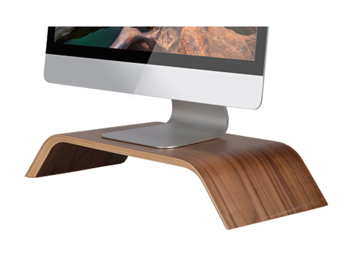 Samdi Houten iMac Stand Beeldschermverhoger - Walnoot