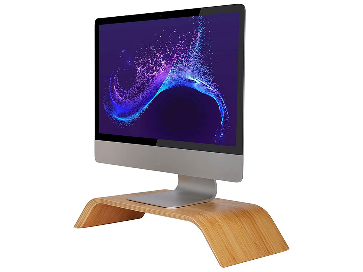 Samdi Houten iMac Stand Beeldschermverhoger - Bamboe