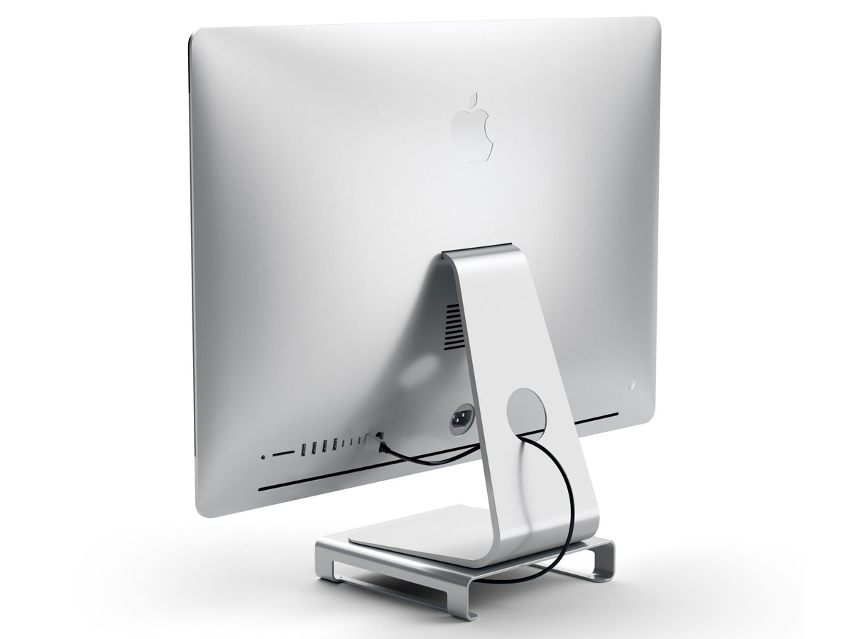 Satechi Aluminium iMac Stand met USB Hub - Zilver