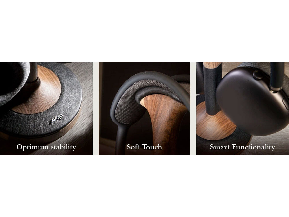 Vaja AirPods Max Wood Stand - Koptelefoon Standaard met Power Mode