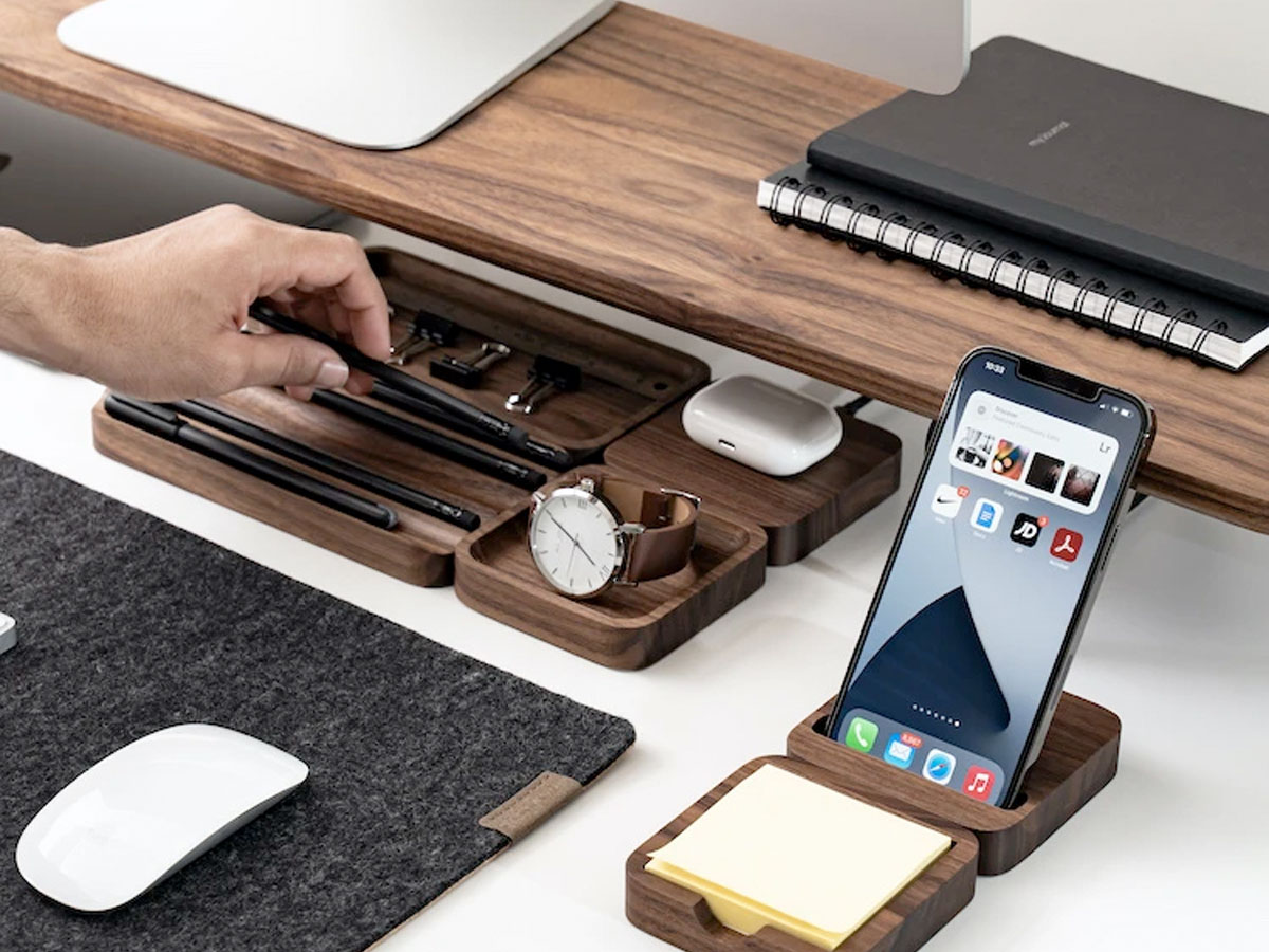 Oakywood OakyBlocks Phone Stand Walnut - Telefoonstand