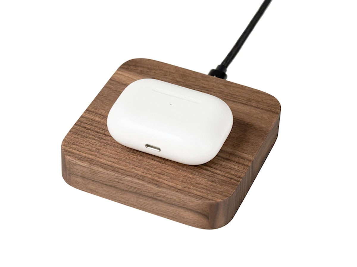 Oakywood OakyBlocks Wireless Charger Walnut - Draadloze Oplader