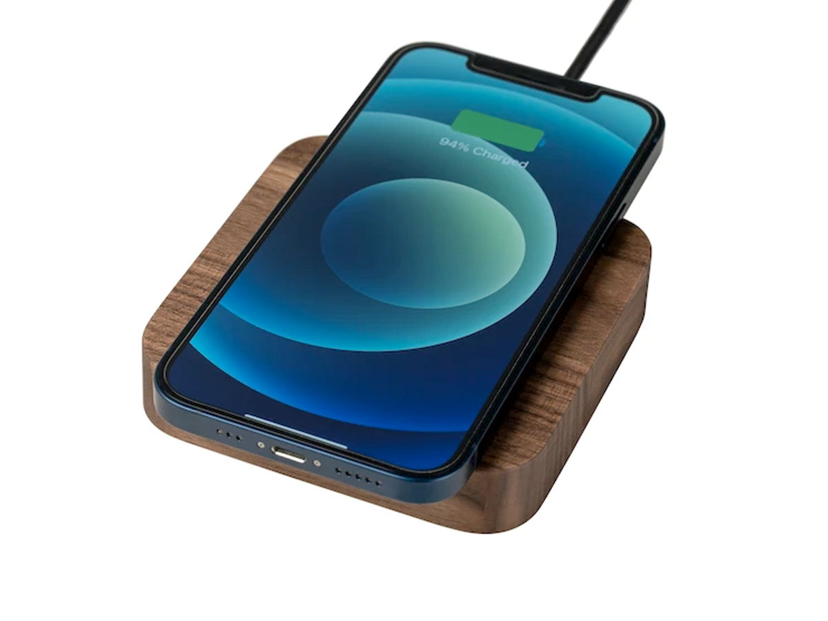 Oakywood OakyBlocks Wireless Charger Walnut - Draadloze Oplader