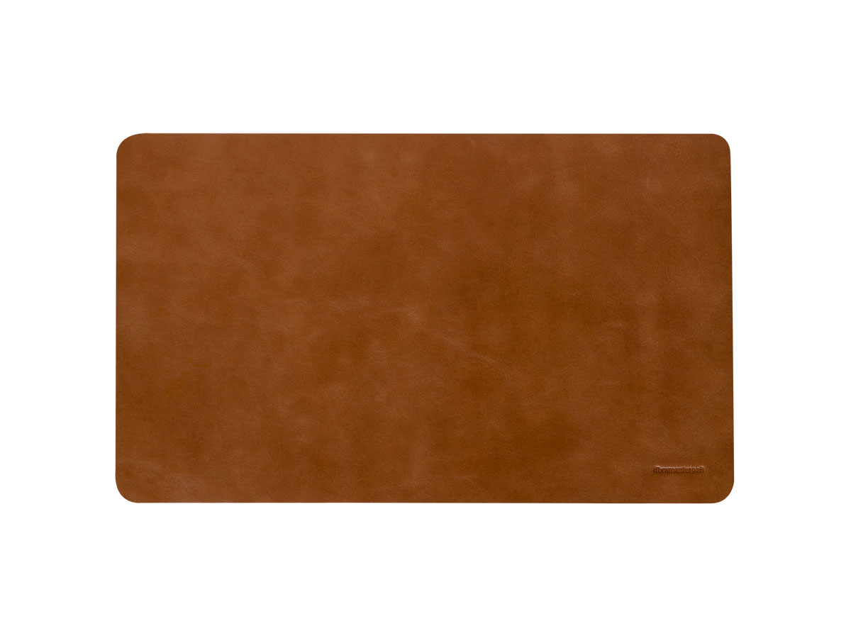 dbramante1928 Desk Mat Tan Small - Leren Bureauonderlegger