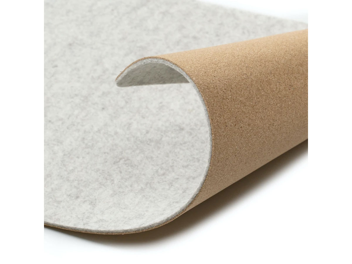 Oakywood Felt & Cork Desk Mat Bureaumat Antraciet Large