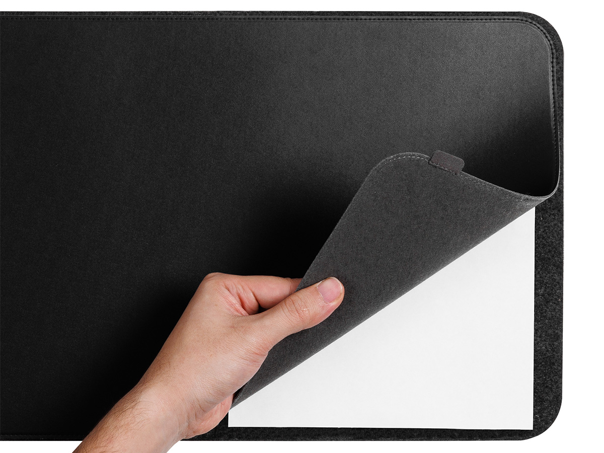 Orbitkey Desk Mat Slim Zwart - Bureauonderlegger