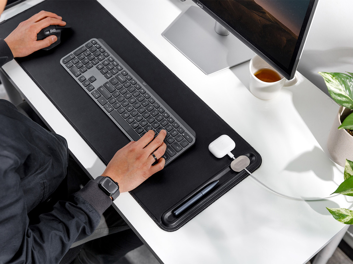 Orbitkey Desk Mat Slim Zwart - Bureauonderlegger