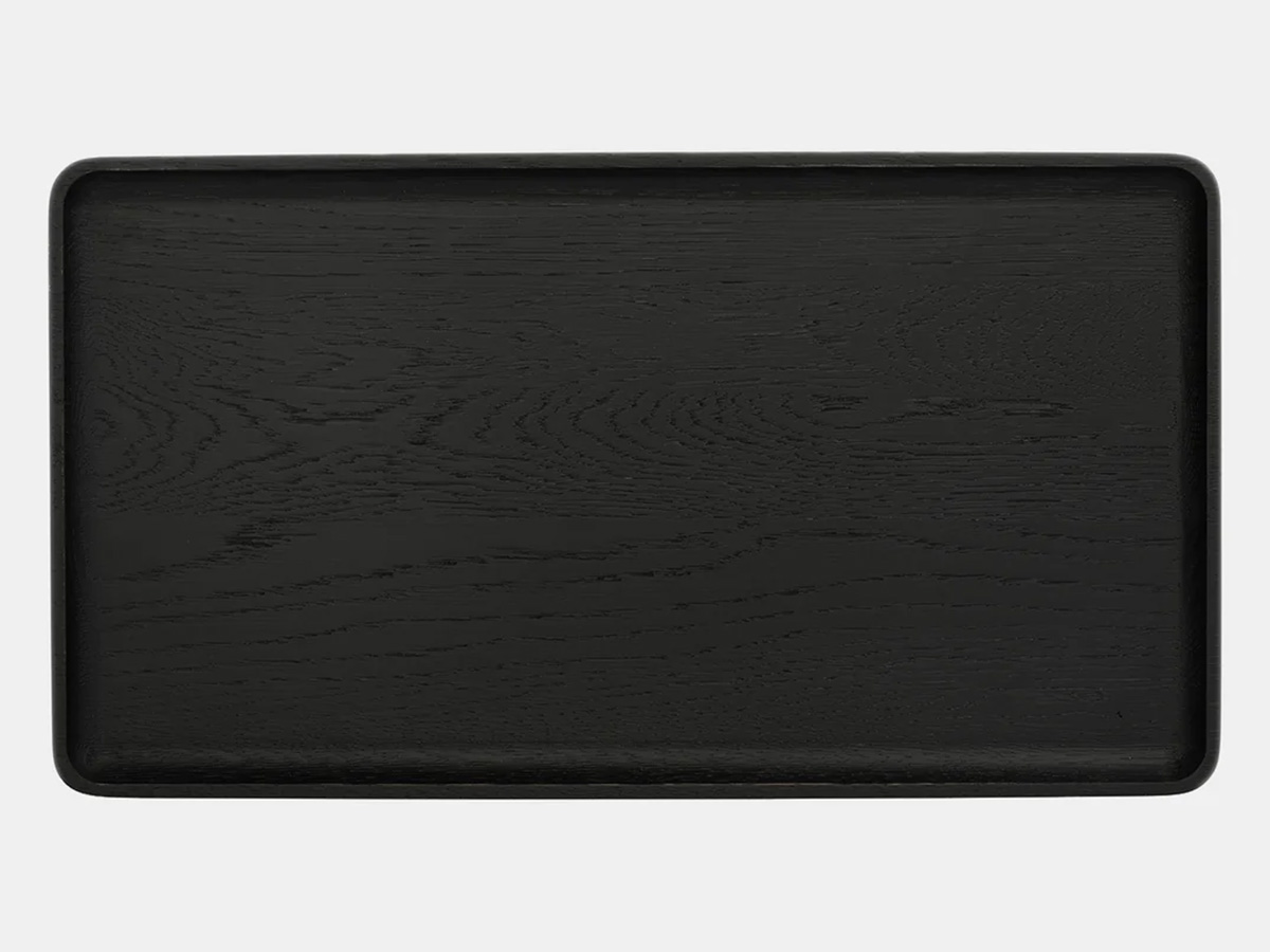 Oakywood Catchall Tray Large Black - Houten Organizer Bakje