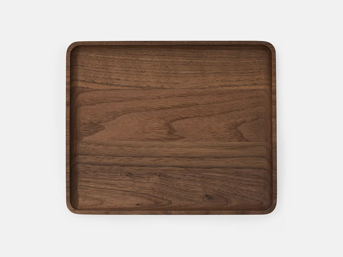 Oakywood Catchall Tray Medium Walnut - Houten Organizer Bakje