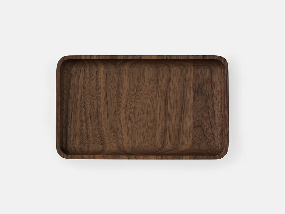 Oakywood Catchall Tray Small Walnut - Houten Organizer Bakje