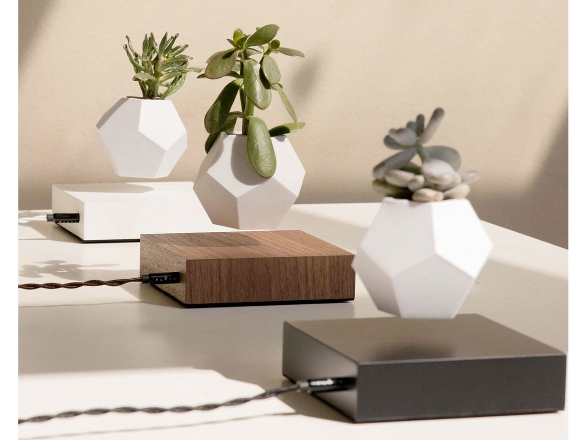 Flyte Lyfe Levitating Planter White - Zwevende Bureau Plant