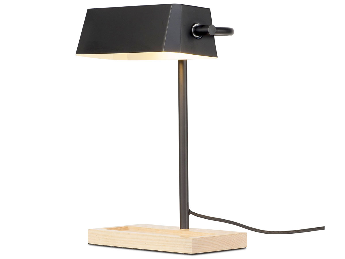 It's About RoMi Cambridge Bureaulamp - Zwart Staal en Hout