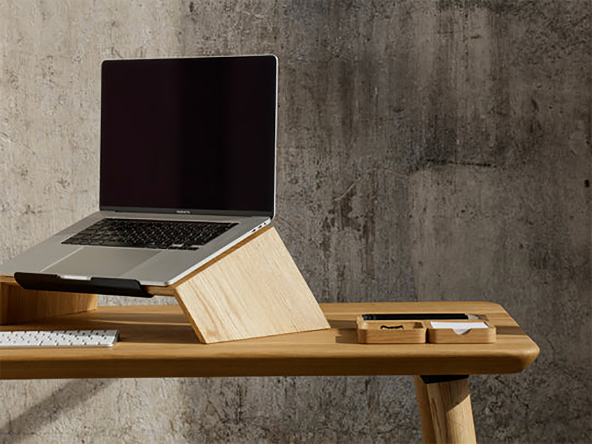 Oakywood Classic Desk Houten Bureau 100 x 50 cm - Massief Eiken