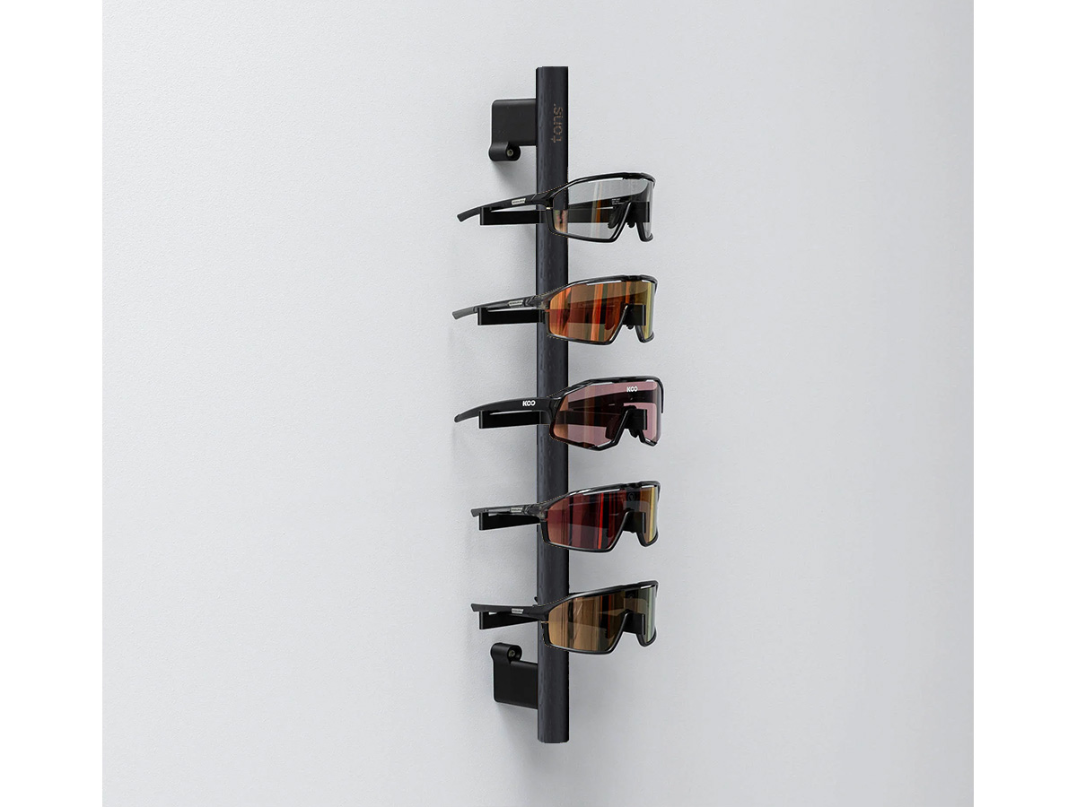 Tons Cycling Glasses Organiser Rack E - Matt Black