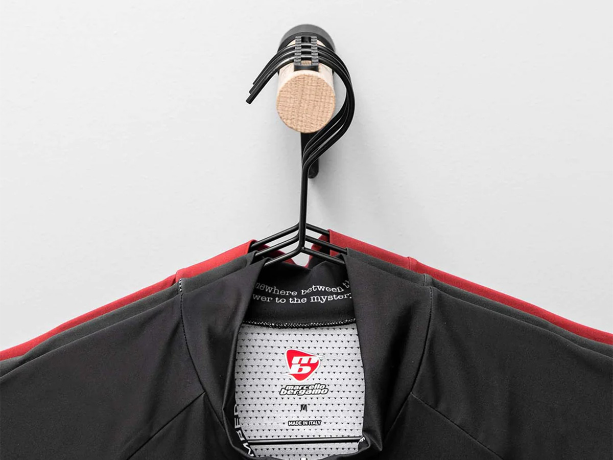 Tons Cycling Jersey Hanger voor Fietsshirt Wielershirt - Matt Black