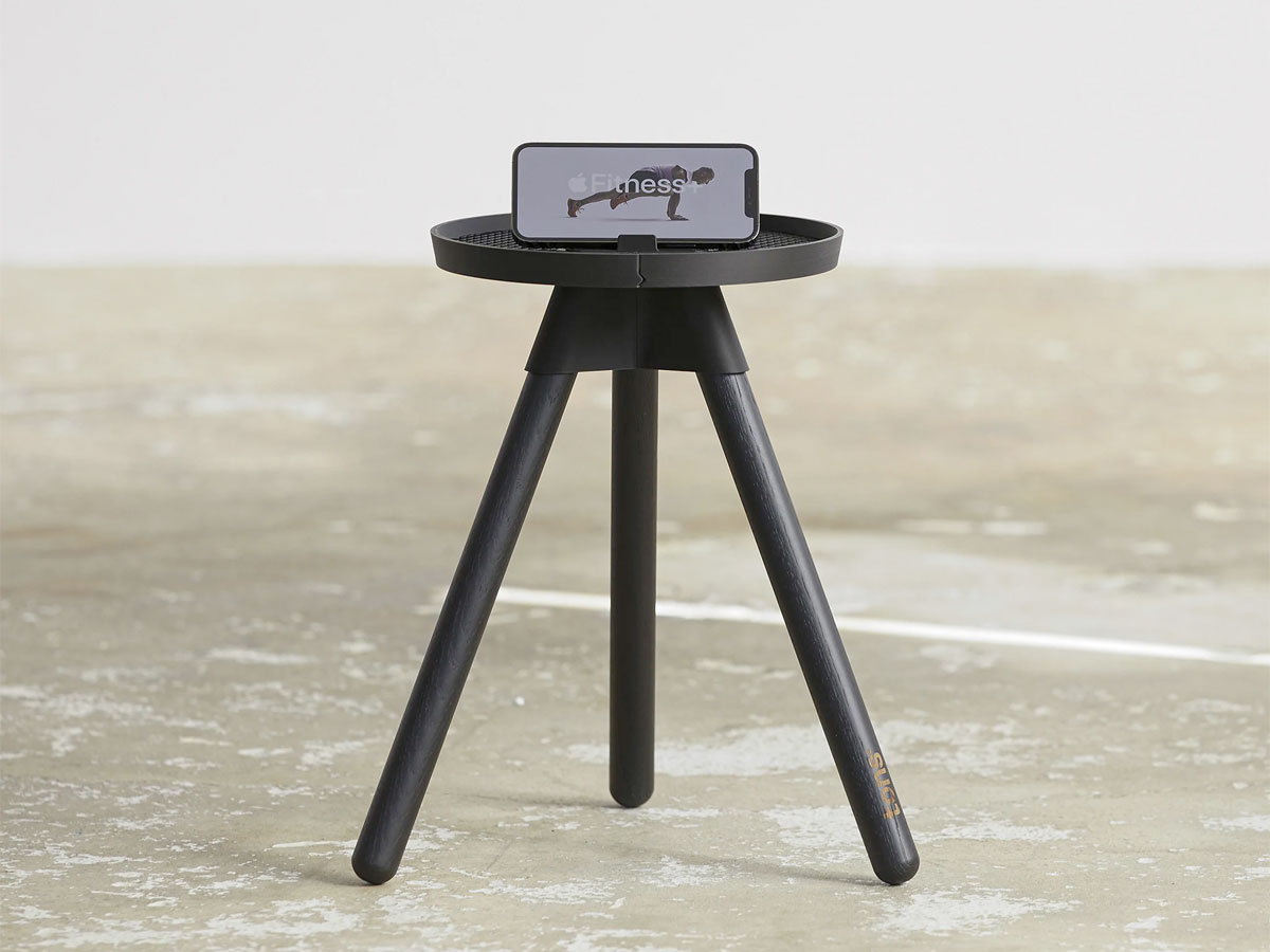 Tons Fitness Table Matt Black - Smartphone Stand voor Fitness Apps