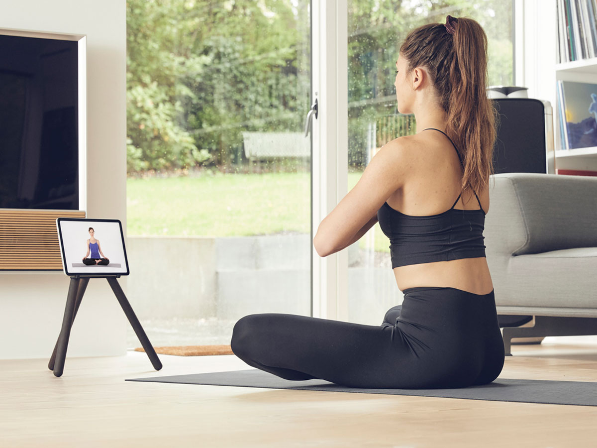 Tons iPad Core Stand Matt Black - Tablet Stand voor Fitness Apps