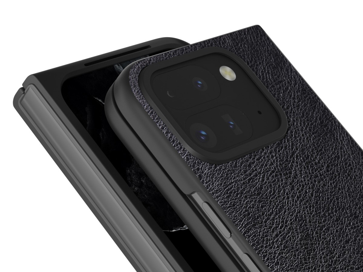 CaseMania PU Leather Case Zwart - Google Pixel 10 Pro Fold hoesje