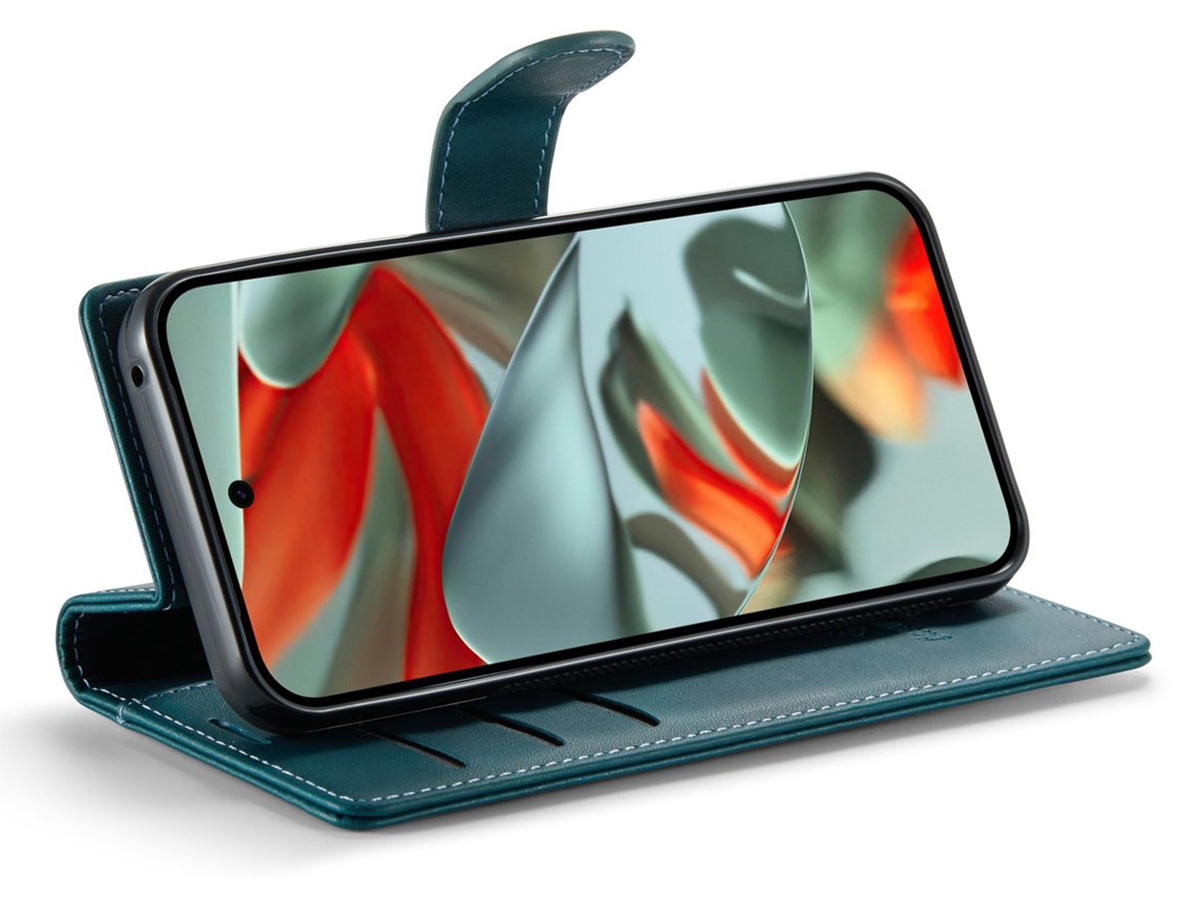 CaseMania 2in1 Bookcase MagSafe Qi2 Groen - Google Pixel 10 Pro Hoesje