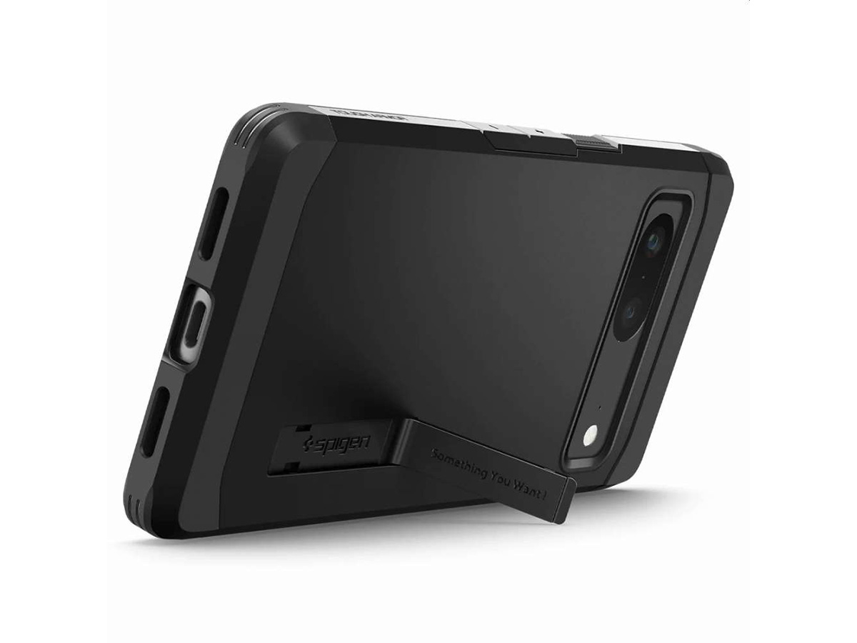 Spigen Tough Armor Case Zwart - Google Pixel 7 Hoesje