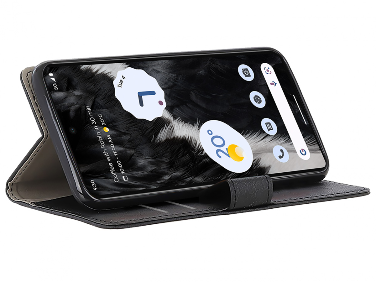 Just in Case Wallet Case Zwart - Google Pixel 7 Pro hoesje