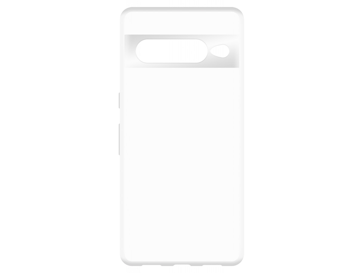 Just in Case Crystal Clear TPU Case - Google Pixel 7 Pro hoesje