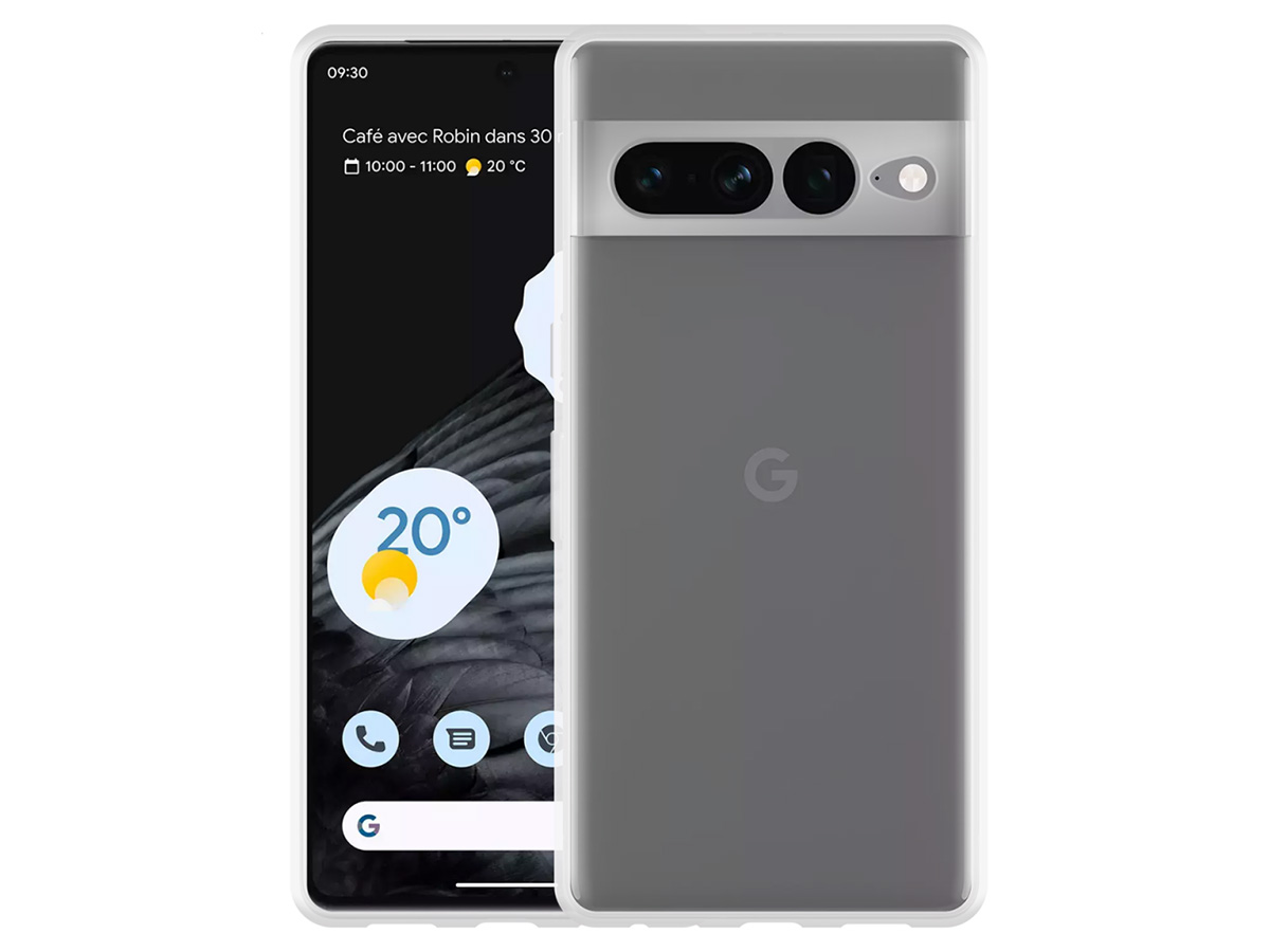 Just in Case Crystal Clear TPU Case - Google Pixel 7 Pro hoesje