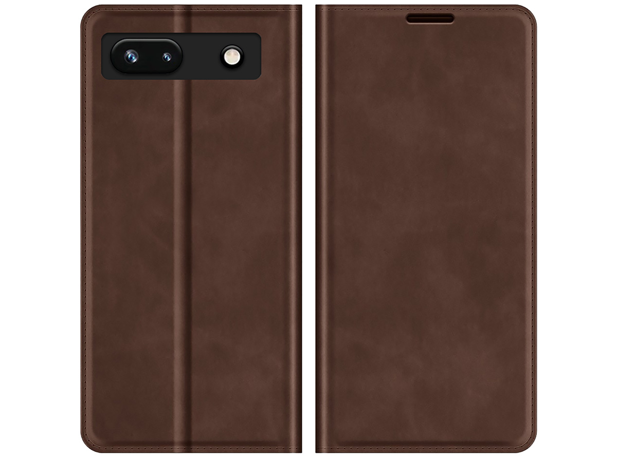 Just in Case Slim Wallet Case Bruin - Google Pixel 7a hoesje