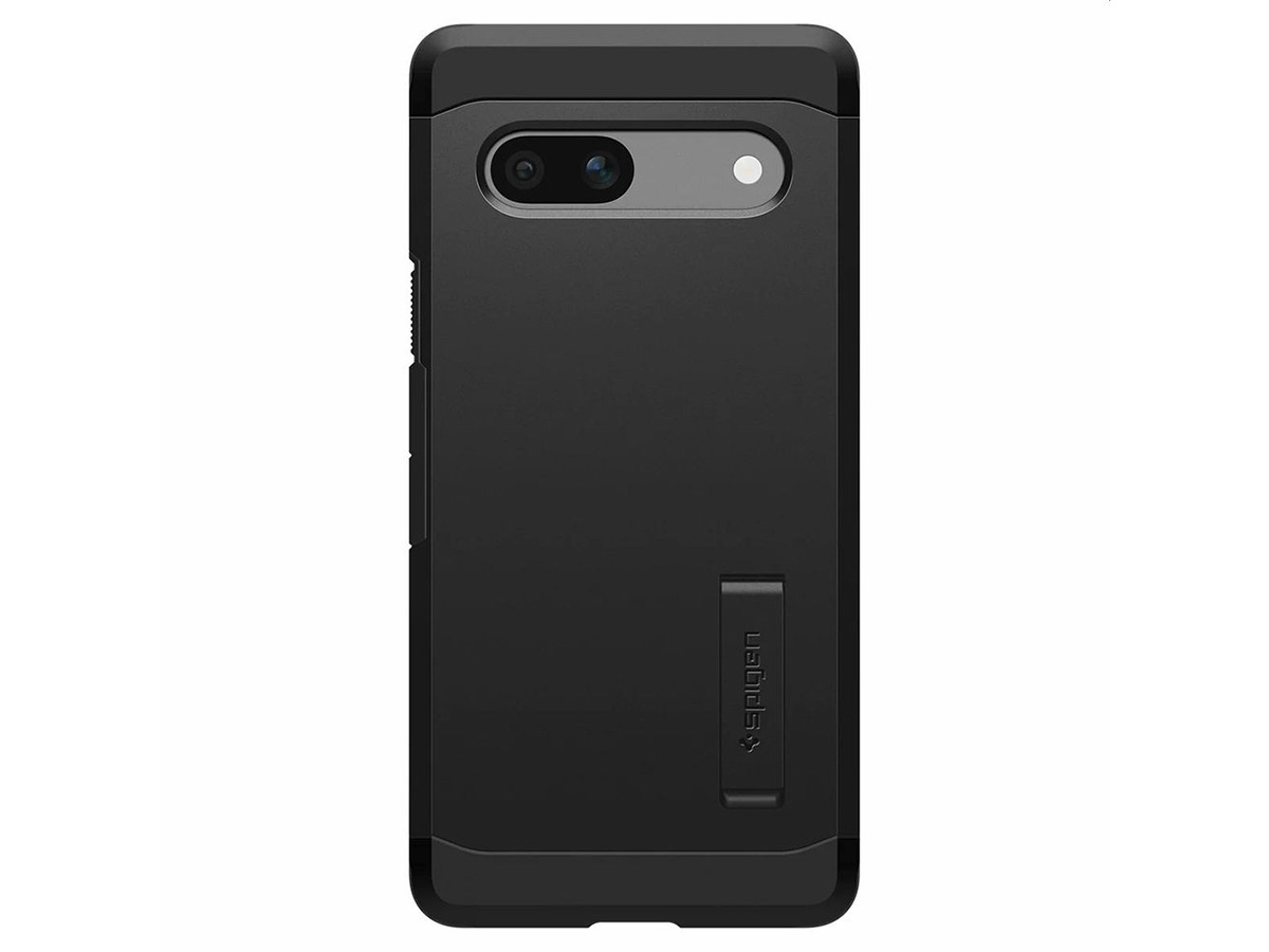 Spigen Tough Armor Case Zwart - Google Pixel 7a Hoesje