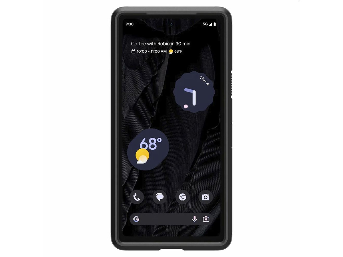 Spigen Tough Armor Case Zwart - Google Pixel 7a Hoesje