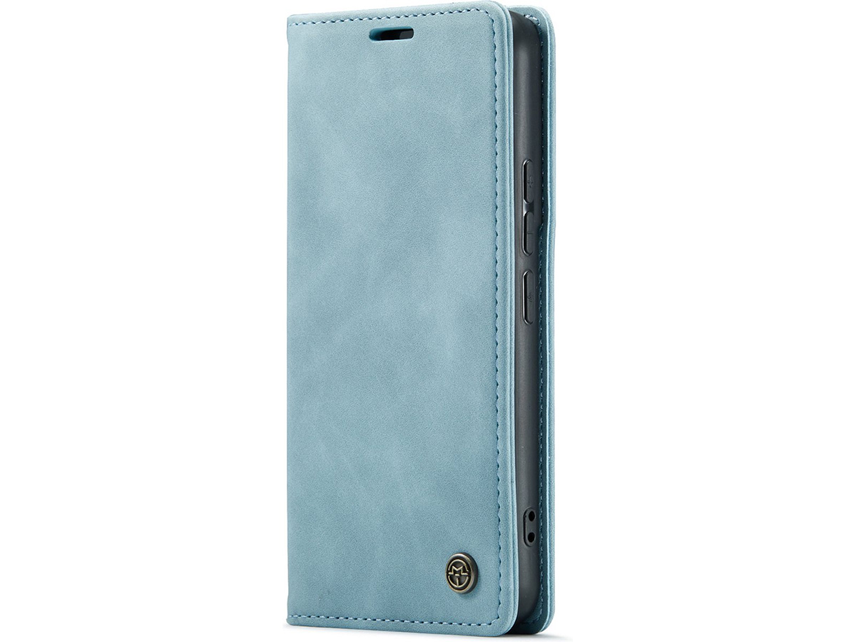 CaseMania Vintage Slim Bookcase Aqua - Google Pixel 8 hoesje