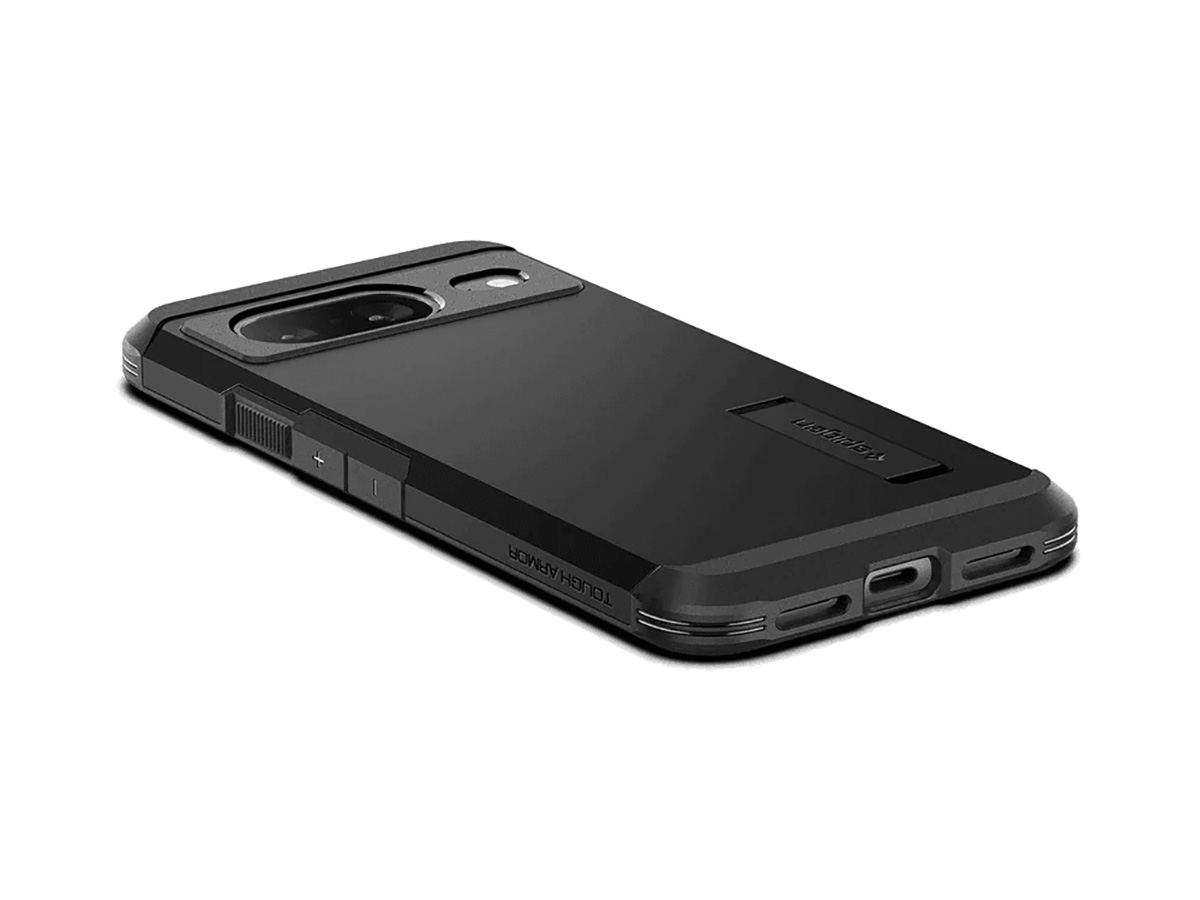 Spigen Tough Armor Case Zwart - Google Pixel 8 Hoesje