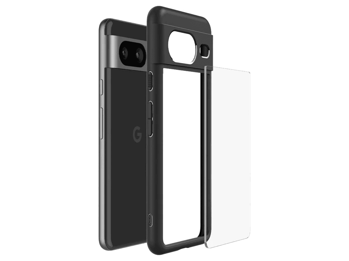 Spigen Ultra Hybrid Case Matt Black - Google Pixel 8 hoesje