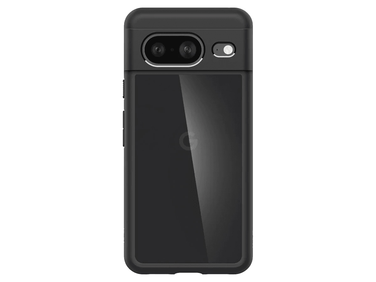 Spigen Ultra Hybrid Case Matt Black - Google Pixel 8 hoesje