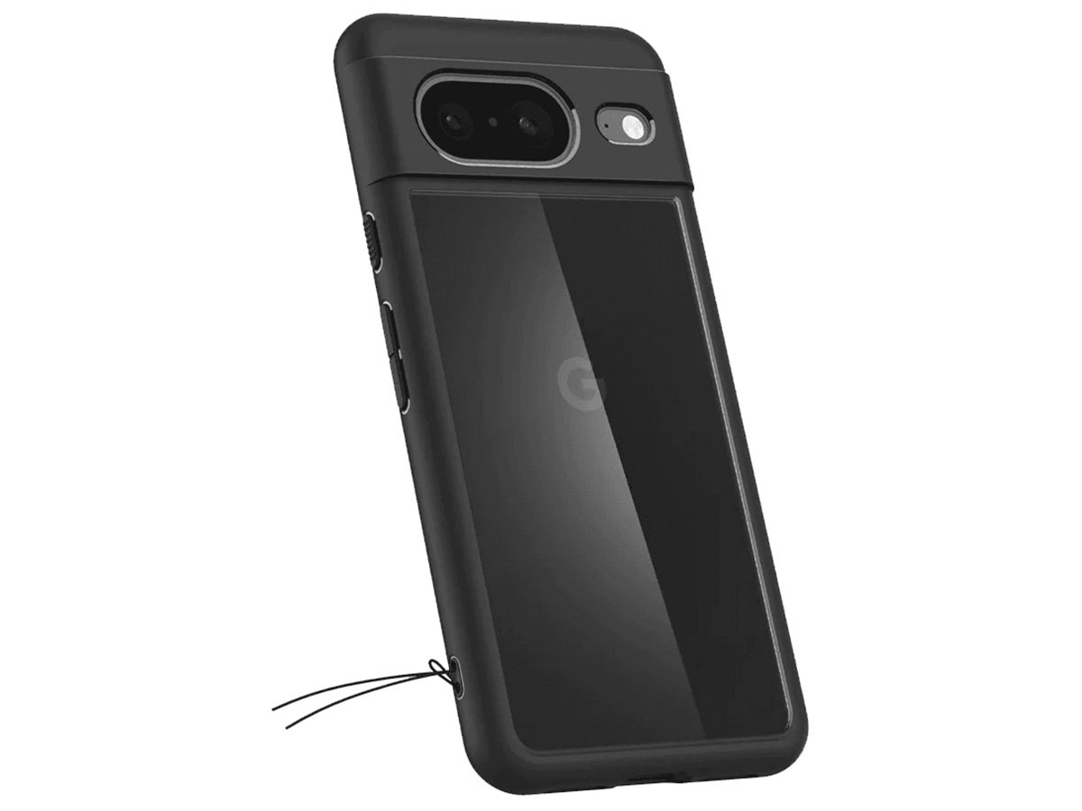 Spigen Ultra Hybrid Case Matt Black - Google Pixel 8 hoesje