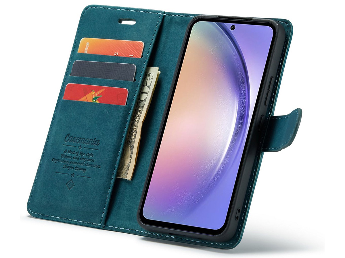 CaseMania 2in1 Magnetic Bookcase Groen - Google Pixel 8 Pro Hoesje