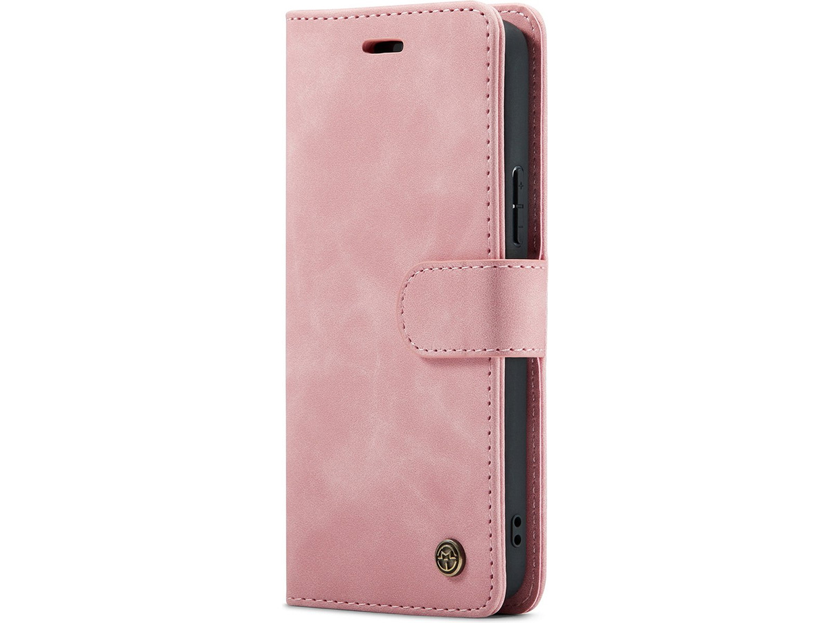 CaseMania 2in1 Magnetic Bookcase Roze - Google Pixel 8 Pro Hoesje