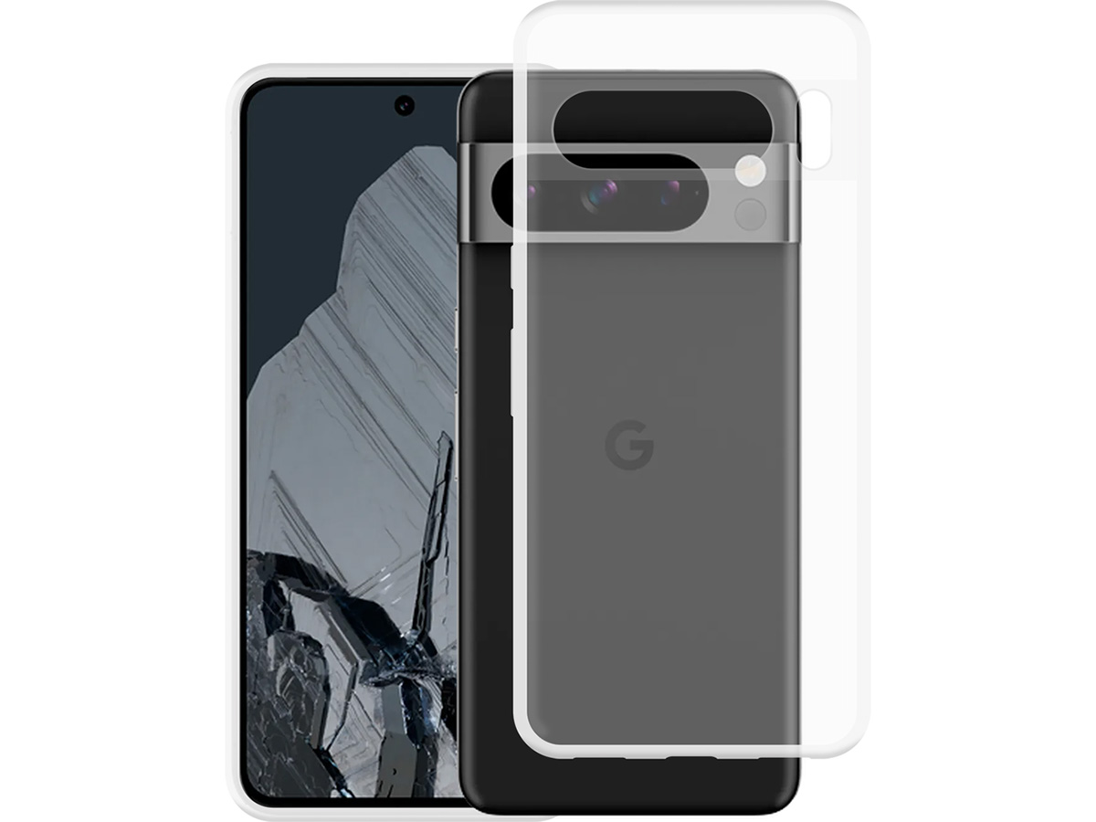 Just in Case TPU Case Doorzichtig - Google Pixel 8 Pro hoesje