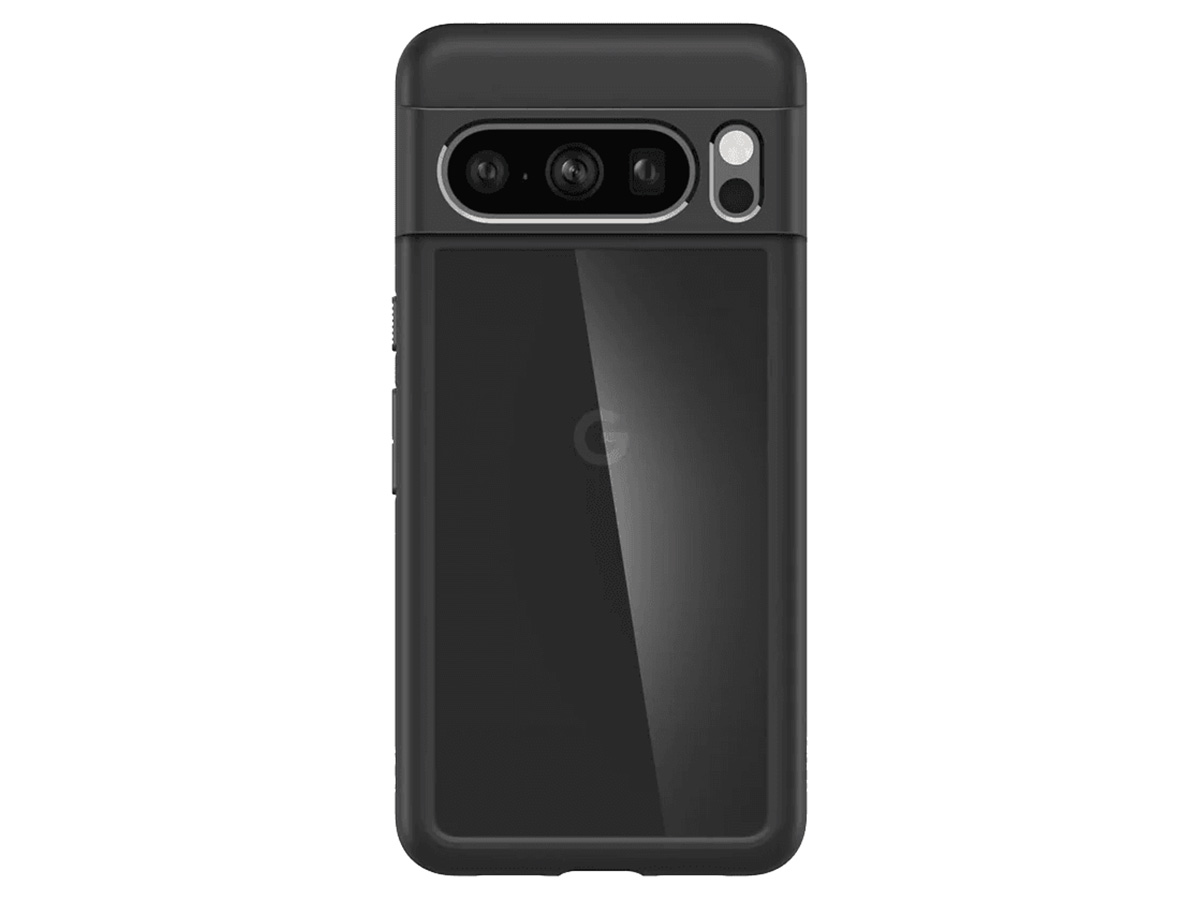 Spigen Ultra Hybrid Case Matt Black - Google Pixel 8 Pro hoesje