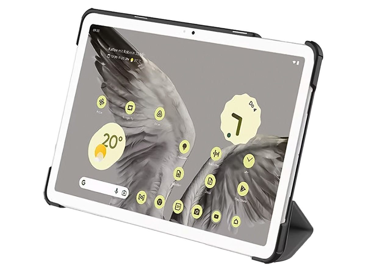 Just in Case Smart Folio Grijs - Google Pixel Tablet Hoesje