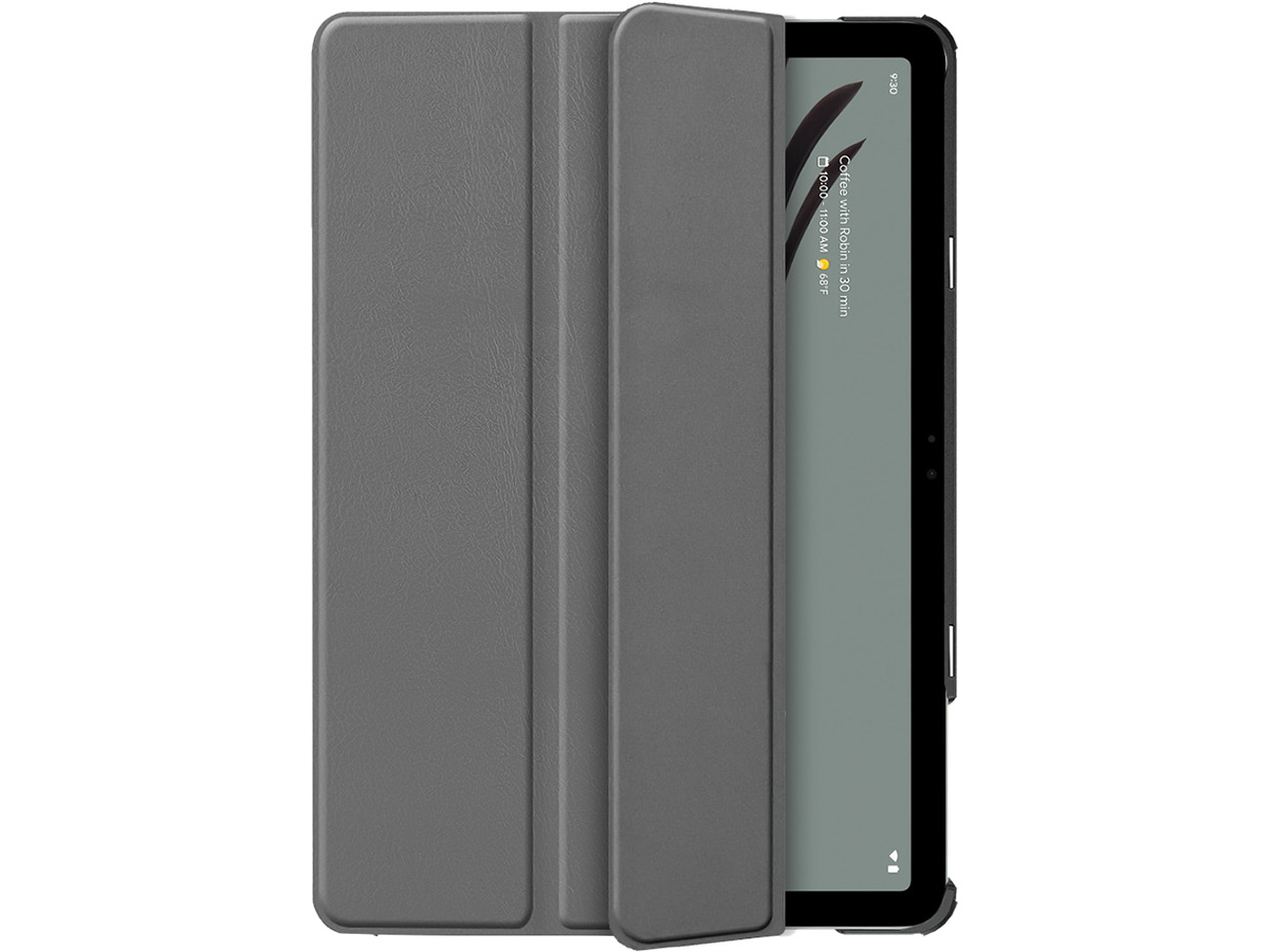 Just in Case Smart Folio Grijs - Google Pixel Tablet Hoesje